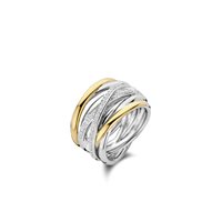 Ringe Ti Sento Milano Dame Statement in Silber Zirconia 12067ZY/58 - 12067ZY/58